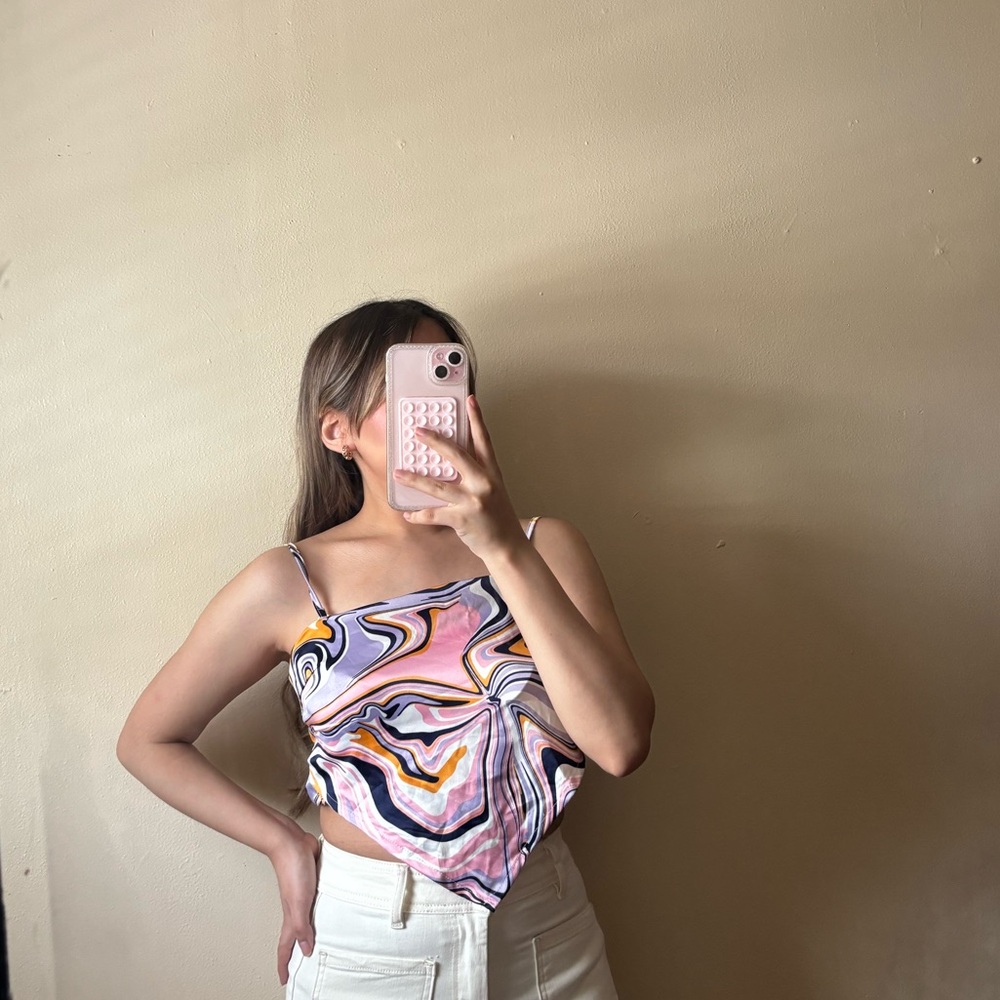 Colorful Y2K Crop Top